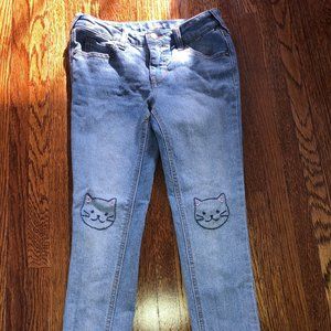 Girls Cat Jeans